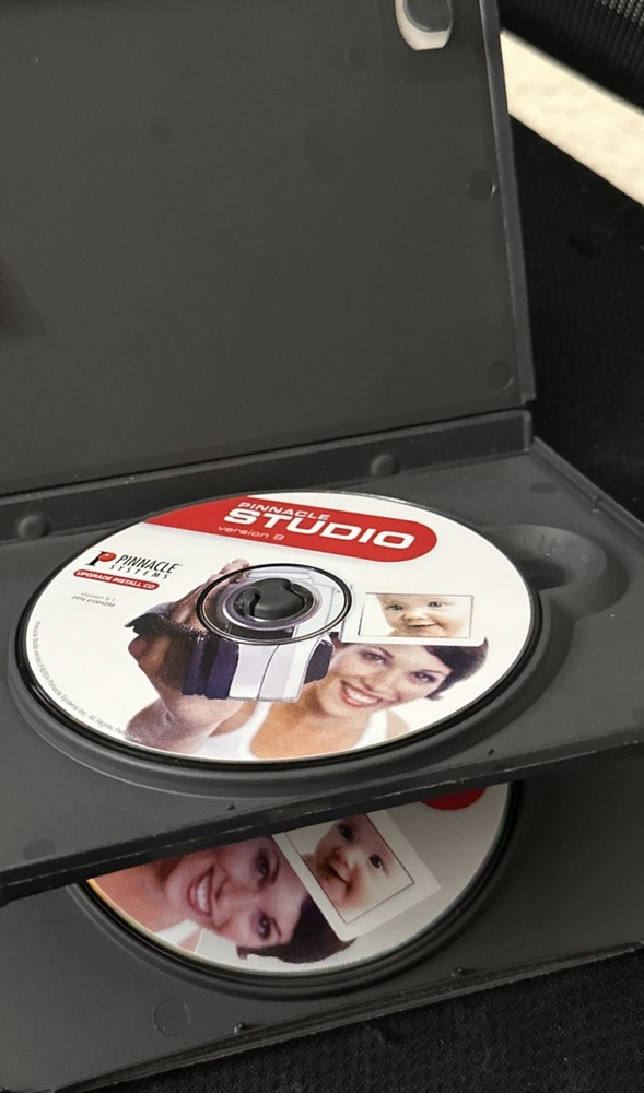 Pinnacle Studio Version 9 UPGRADE Software 2 Discs Video Editing Sys Complete