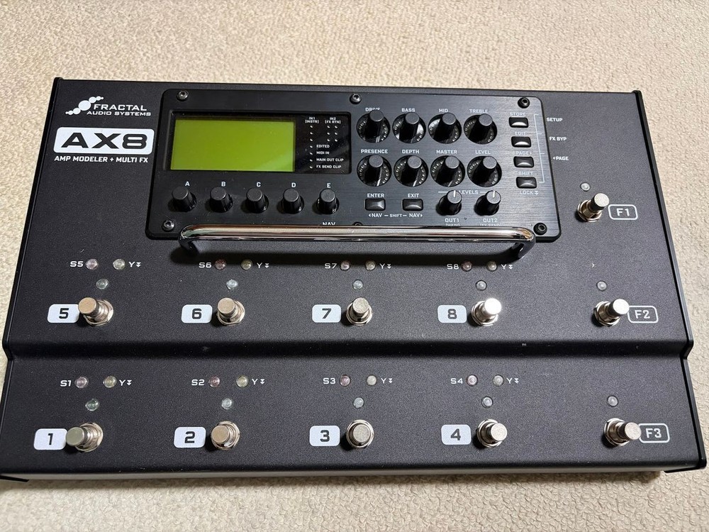 Fractal Audio AX8 Amp Modeler Multi Effects Guitar Processor Tested Japan