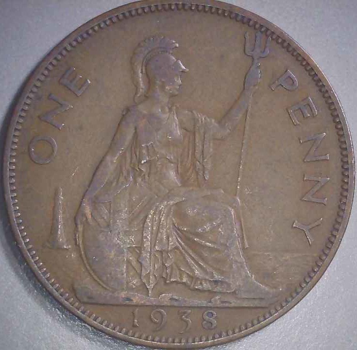 Great Britain - 1938 - Large Penny
