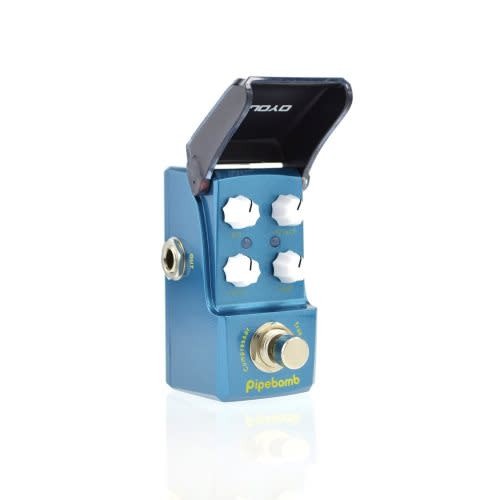 Joyo JF-312 Pipebomb Compressor True Bypass Mini Pedal w/ Patch Cables