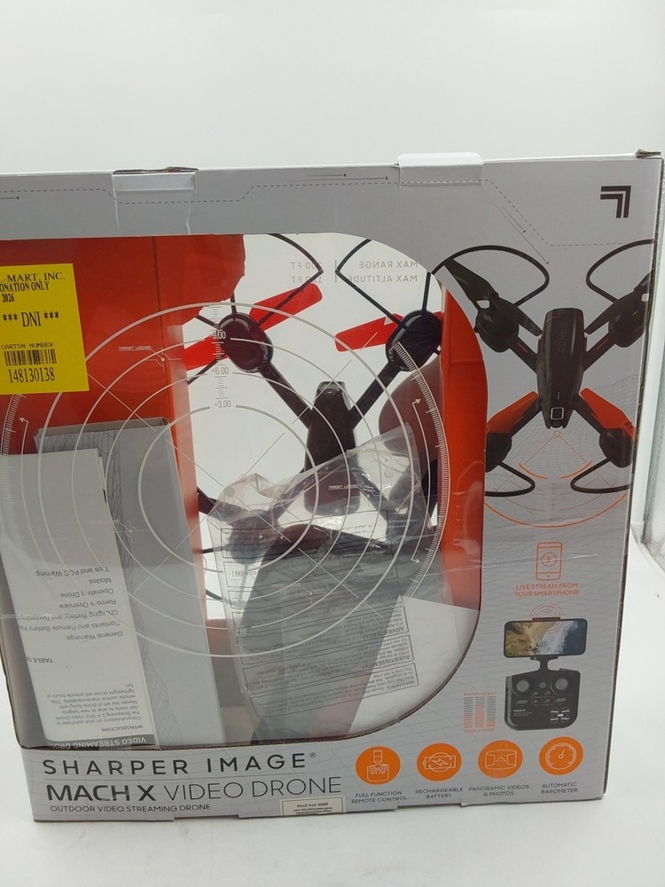 Sharper Image Mach X Video Drone