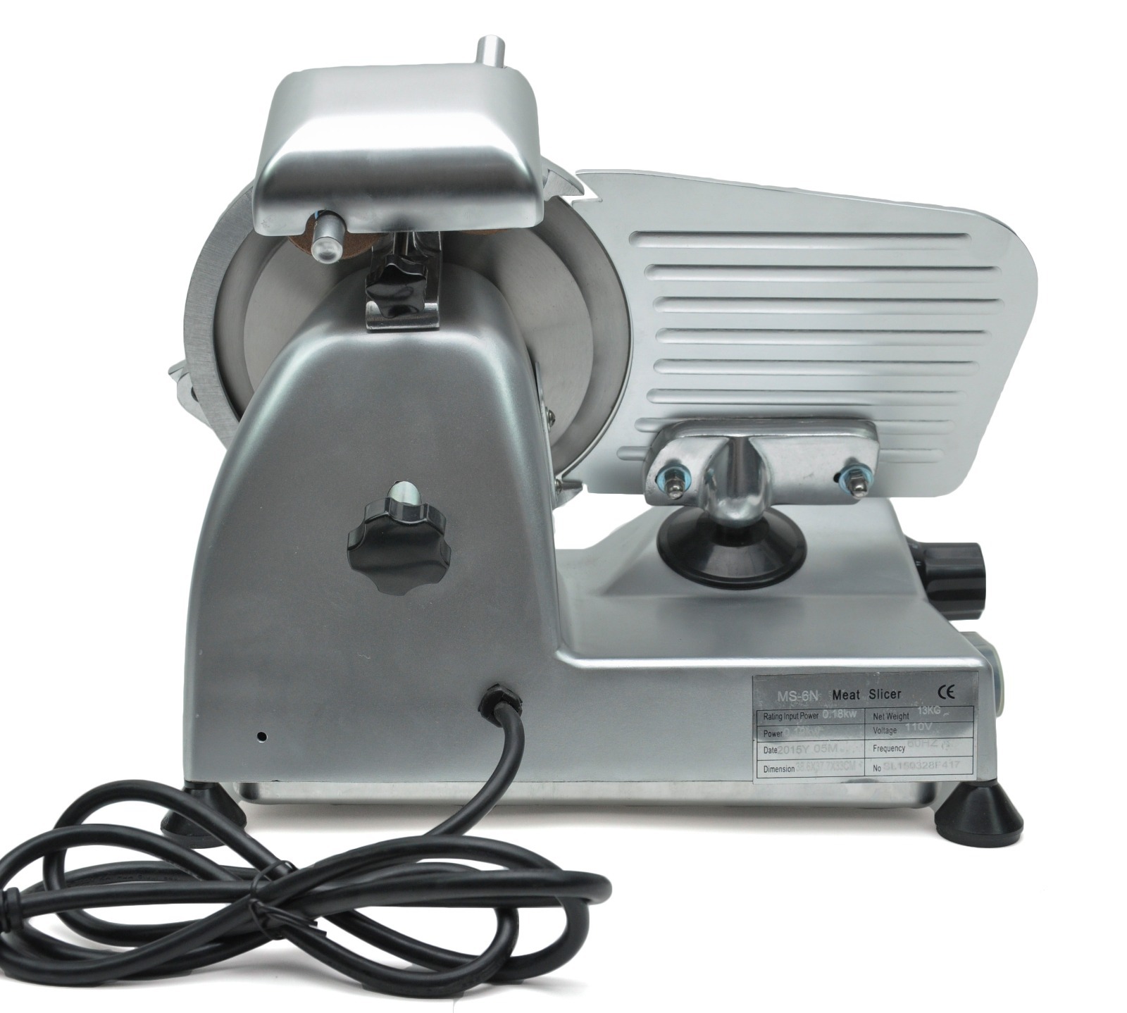 KWS MS-6SS Premium Commercial 200W Electric Meat Slicer Frozen meat Deli slicer