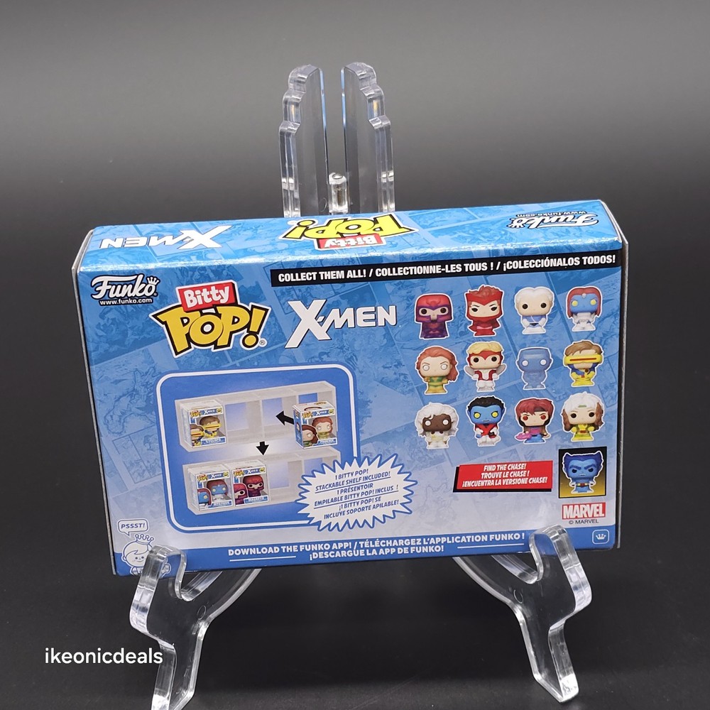 Funko Bitty Pop Marvel X-Men: Beast Chase 4 Pack Phoenix Angel Iceman