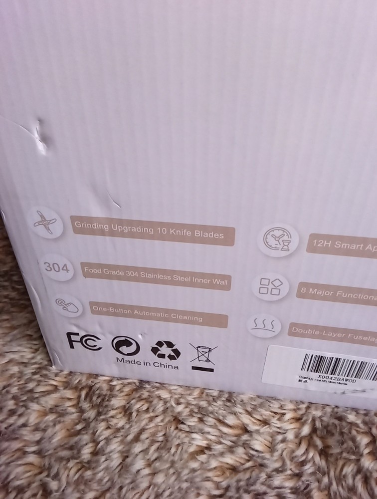 NWOP NIVIOP Multifunction Nut Milk Maker 816R - NEW