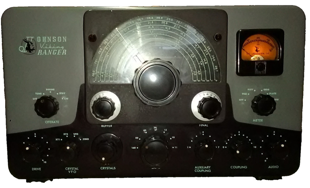 Johnson Viking Ranger Ham Amateur Radio Transmitter. Untested, Restoration/Parts