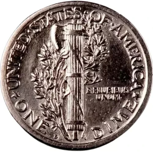 1929-D Mercury Dime ~ Borderline Uncirculated (AU++) ~ 90% Silver