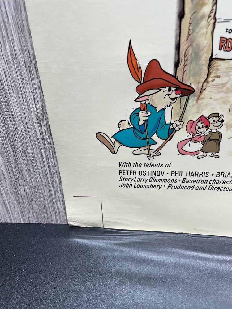 Robin Hood Re-Release Printer Proof Test Sheet Artwork for advertisement