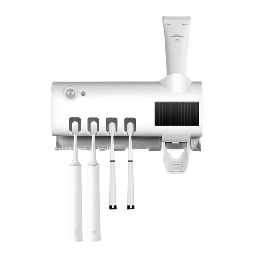 USB Toothbrush Sterilizer Toothpaste Squeezer Toothbrush Disinfectant Holder