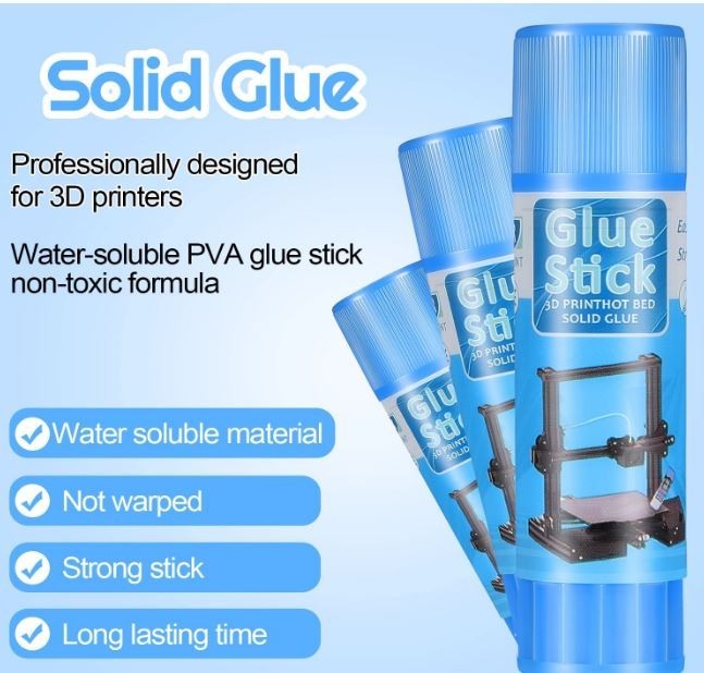 3D Printer Glue Sticks PVP Solid Glue Sticks for 3D Printer Hot Bed Removing Pri
