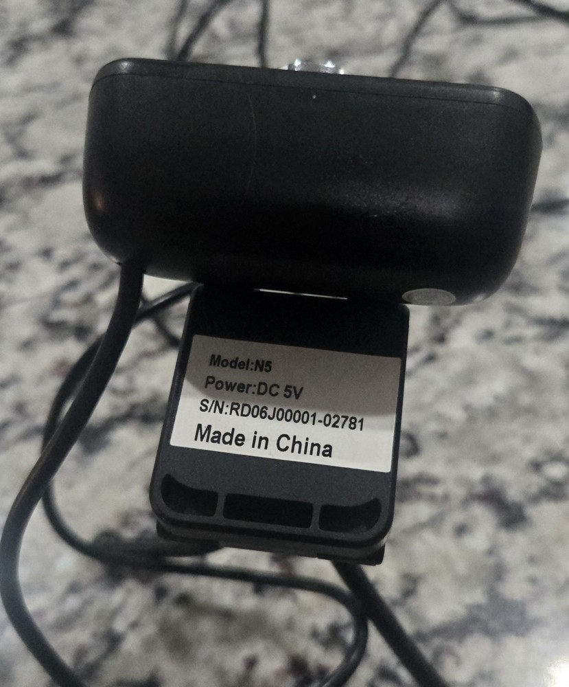 Computer Webcam Wide Compatibility Angle Adjustable Stable Base N5 1080 webcam