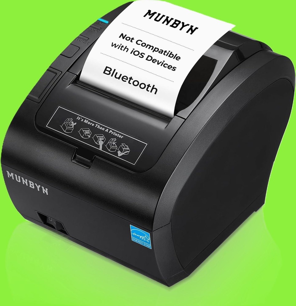 Bluetooth Thermal Receipt Printer P047, 80mm POS Printer, Thermal Printer