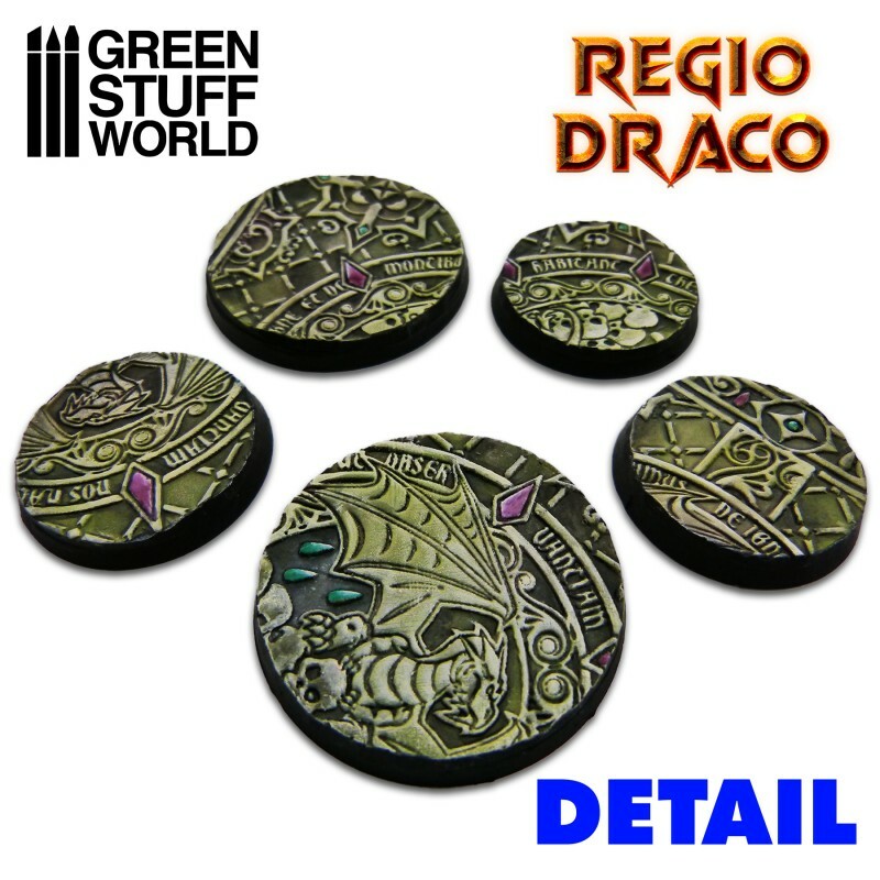 Rolling Pin RUNIC Regio Draco - Warhammer 40K miniature bases textures