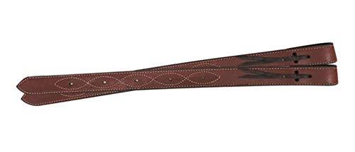 Showman Stitched Leather Flank Billet Straps