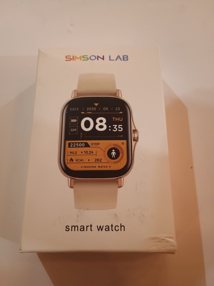 SIMSON LAB SMARTWATCH Pink Silicone Strap Android