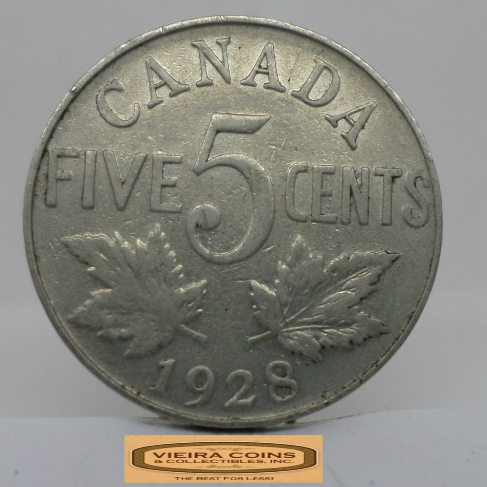 1928 Canada 5 Cents - #C56041NQ