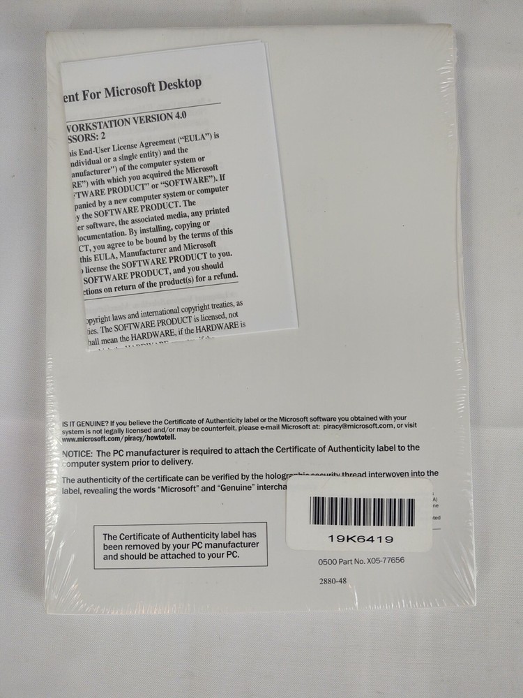 Vtg Start Here Microsoft Windows NT Workstation Basics Installation Manual New
