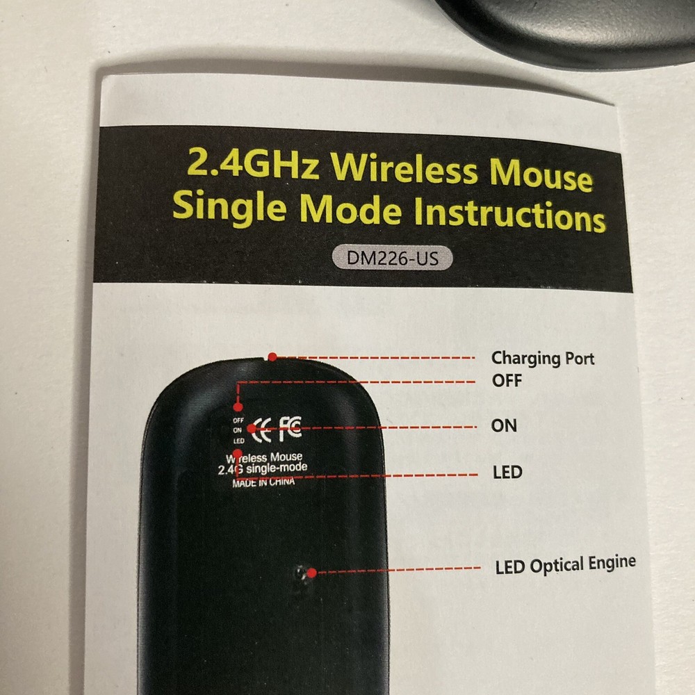 Wireless Mouse 2.4GHz single-mode