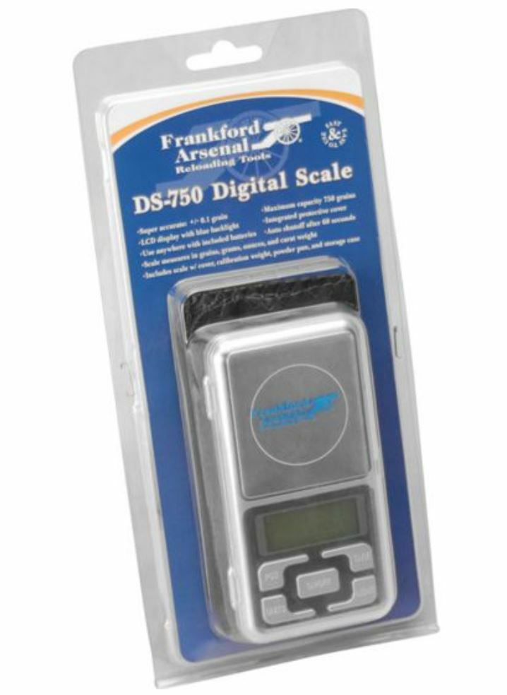 Frankford Arsenal Digital Reloading Powder Scale DS-750 1/10th Grain Accuracy