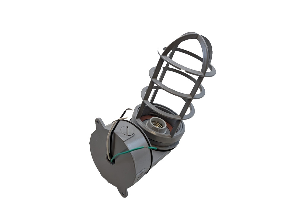 COOPER/ CROUSE HINDS TP7680 BOX MOUNT WITH LAMP GUARD