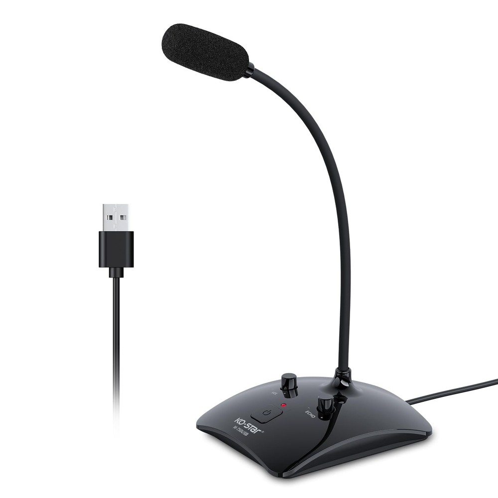 Recording Microphone, Omnidirectional Condenser, PC Use | Podcasting & Streaming