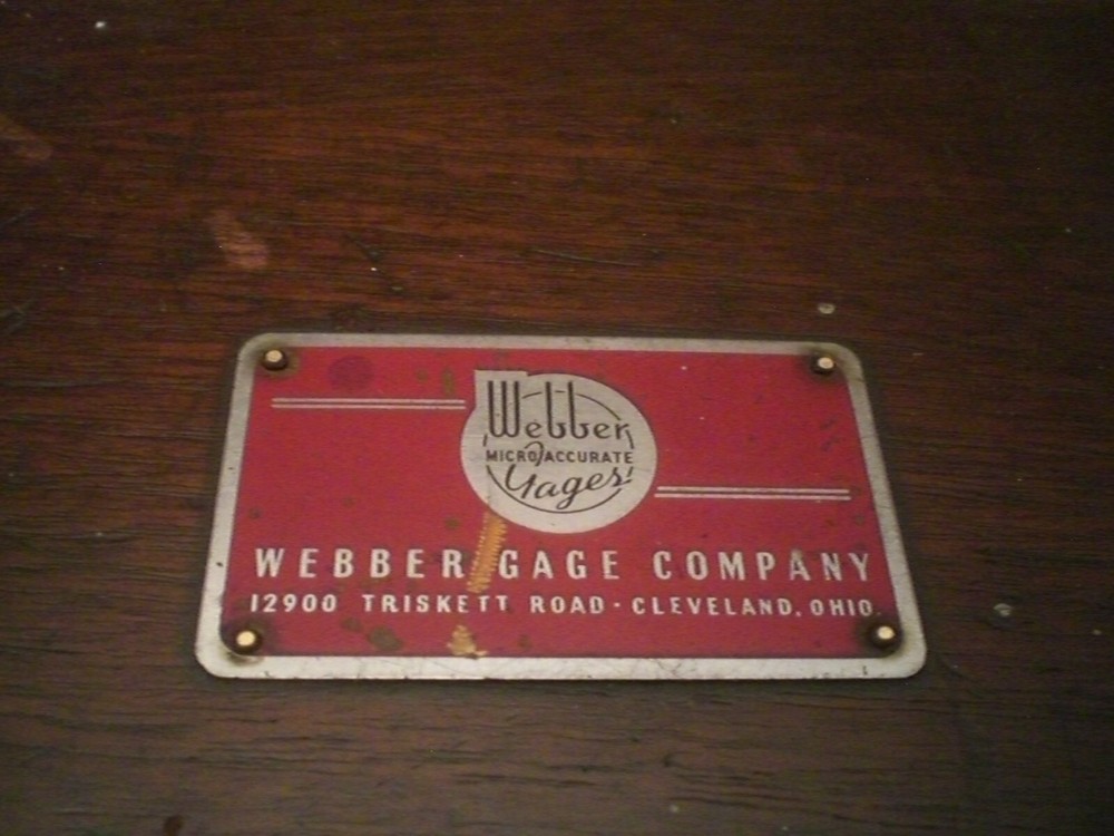 Weber Precision Gage Block Set