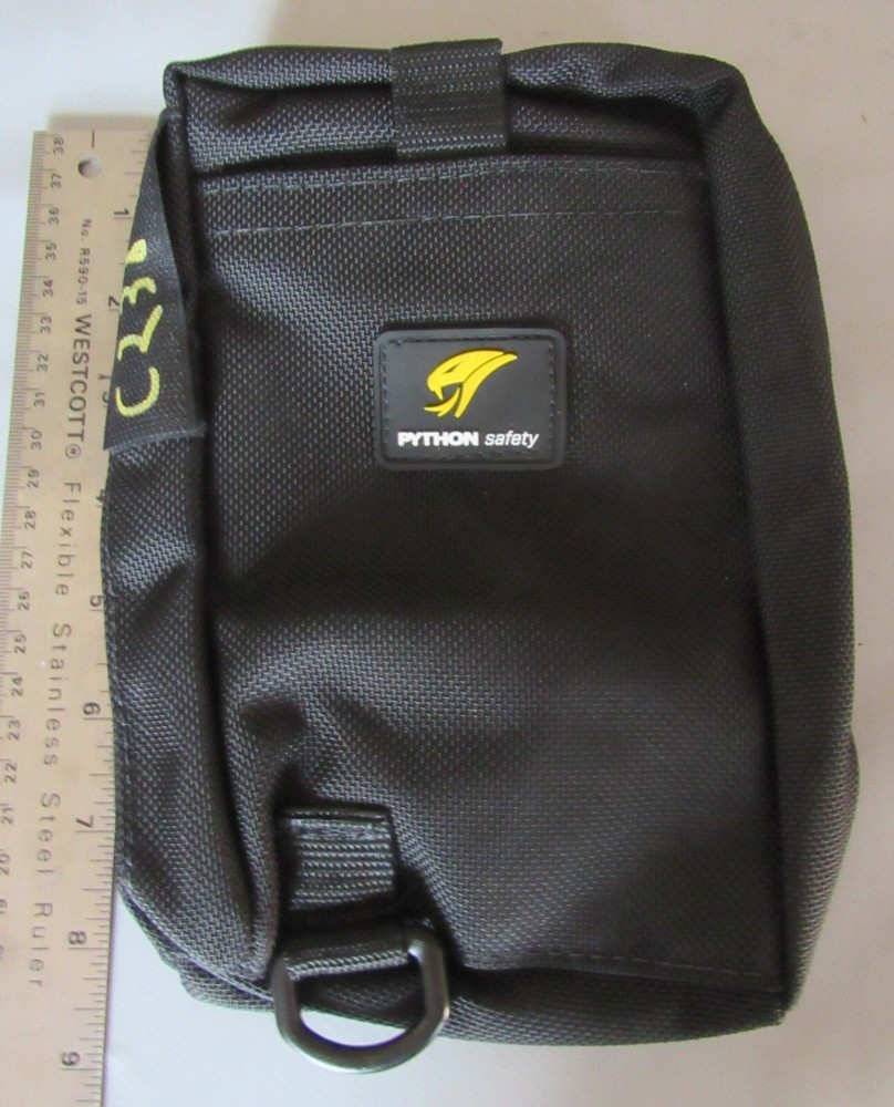DBI SALA 1500131 Python Safety PCH-INSPECT Multi-Meter Pouch Bag Black D-Ring