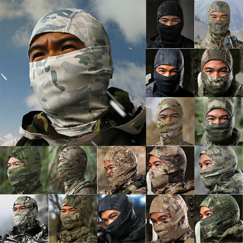 Outdoor Military Airsoft Shooting Face Protection Gear Tactical Camouflage Mask