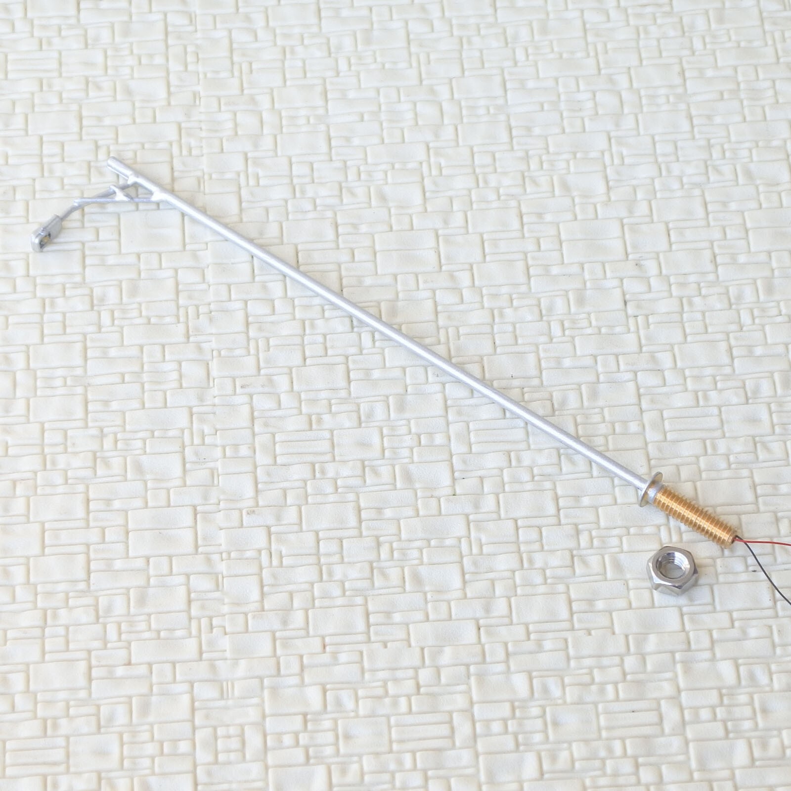 10 x HO scale street lights model railroad modern LED station lamp posts #SL002