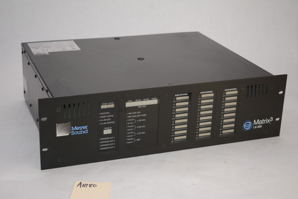 Meyer Sound LCS Matrix3 LX-300 Audio Engine Show Control System W/ 9 Modules
