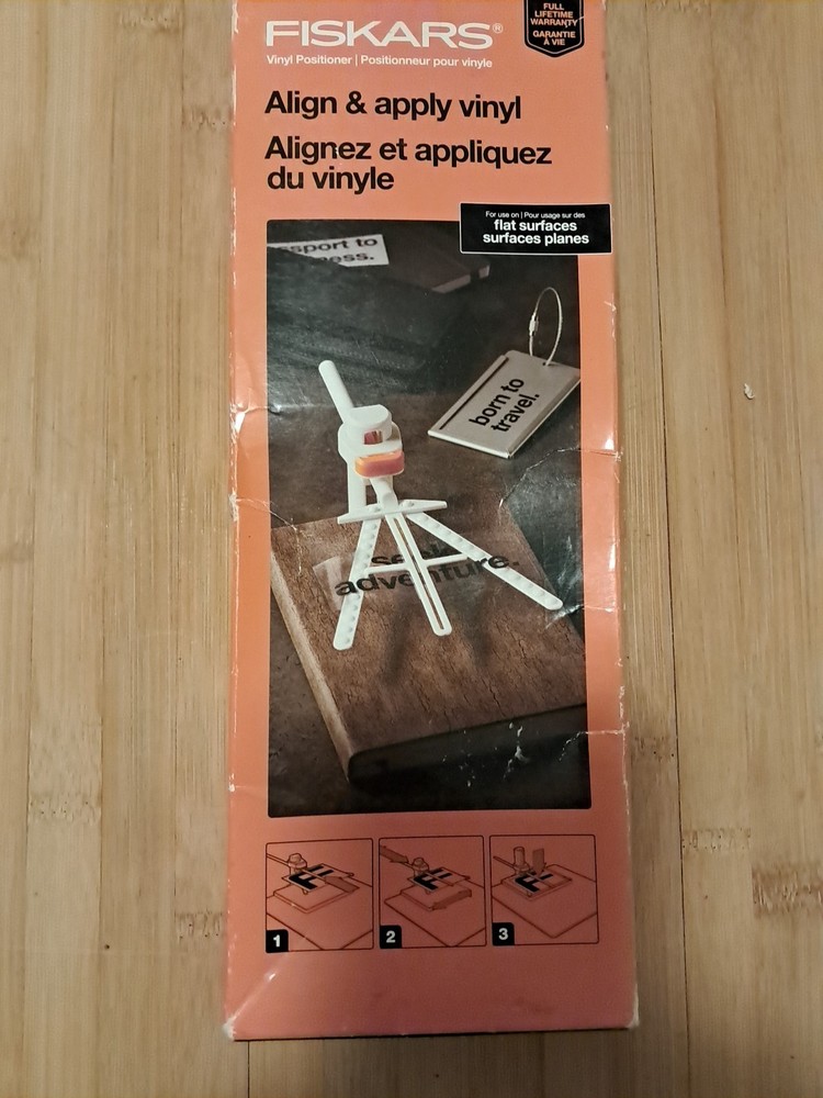 Fiskars Vinyl Alignment Tool Align and Apply Vinyl Flat Surfaces Positioner