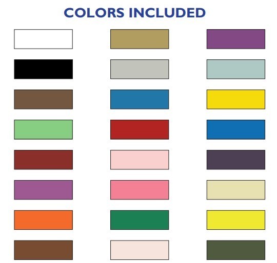 Exquisite by DIME 24 Spool Basic Embroidery Thread Collection New