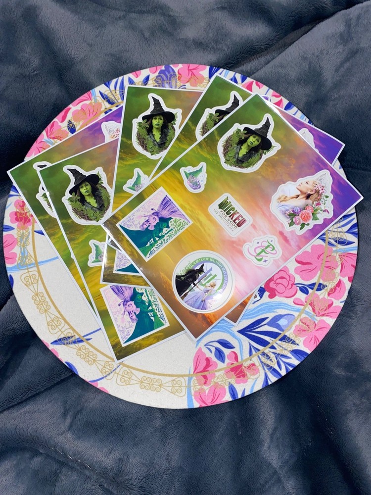 WICKED FOR GOOD SLIPMAT BUNDLE WITH 5 Sticker Sheets