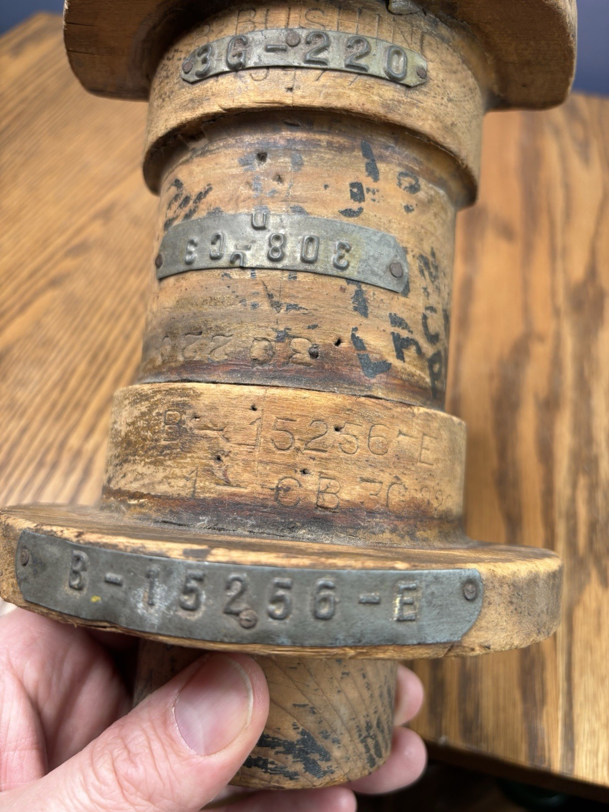 Vintage Industrial Bethlehem Steel Wood Sand Forms For Tool Parts Form Art Mold