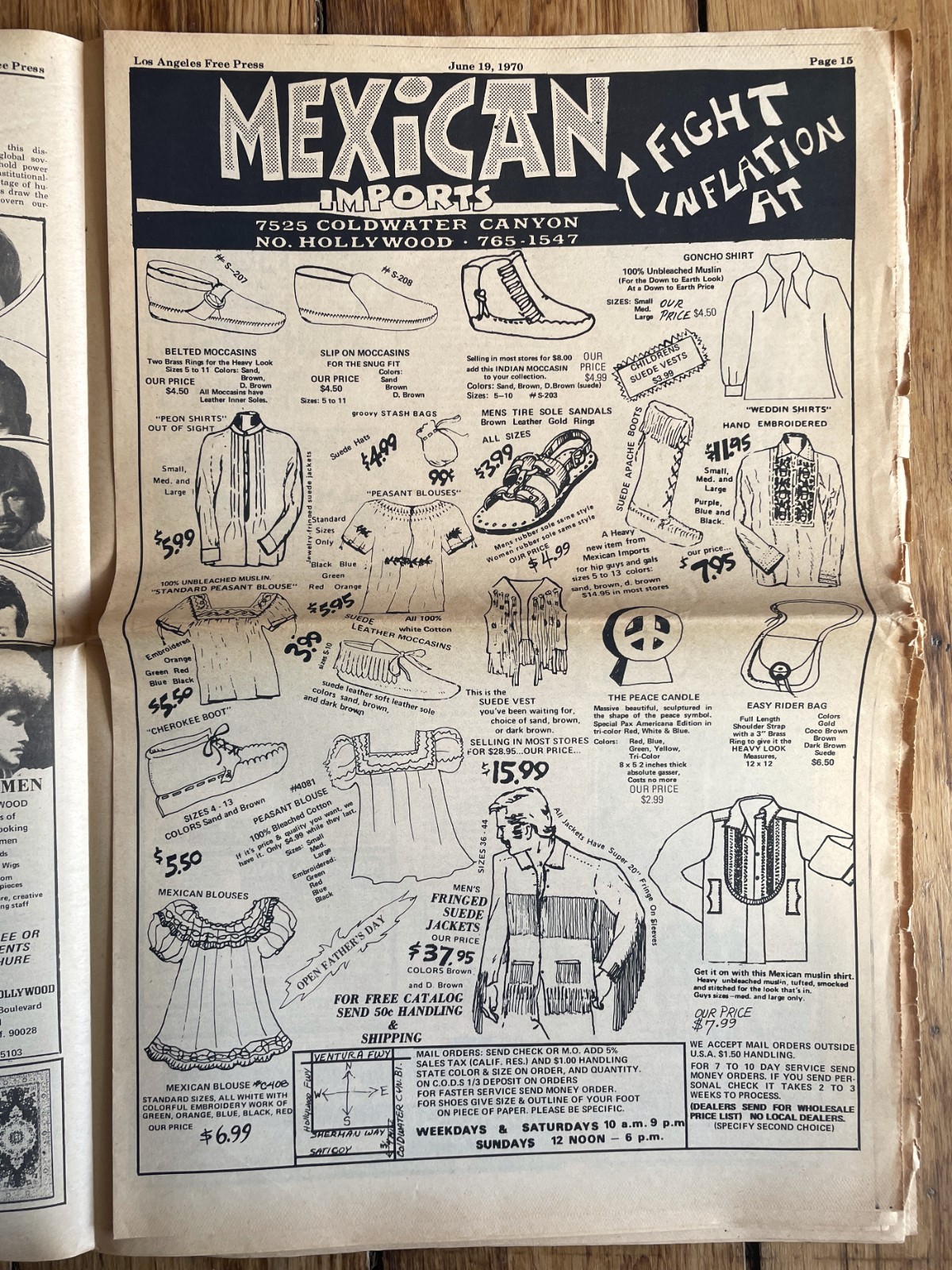 June 19-25, 1970 Los Angeles Free Press MANSON IN WONDERLAND underground paper