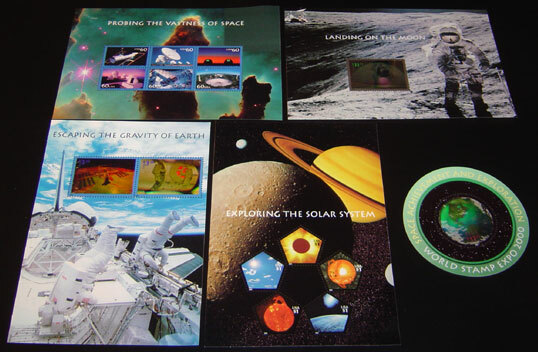 2000 U.S. COMMEMORATIVE YEAR SET *54 STAMPS* WITH FIVE SPACE SHEETS MINT-NH