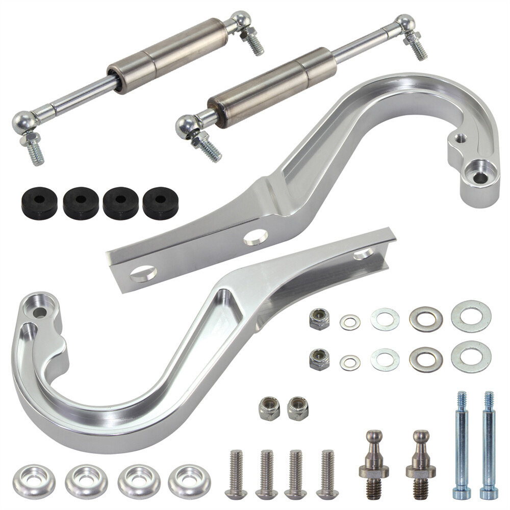 Left+Right Billet Aluminum Hood Hinge Kit For 1967-1969 Chevrolet Camaro Trunk