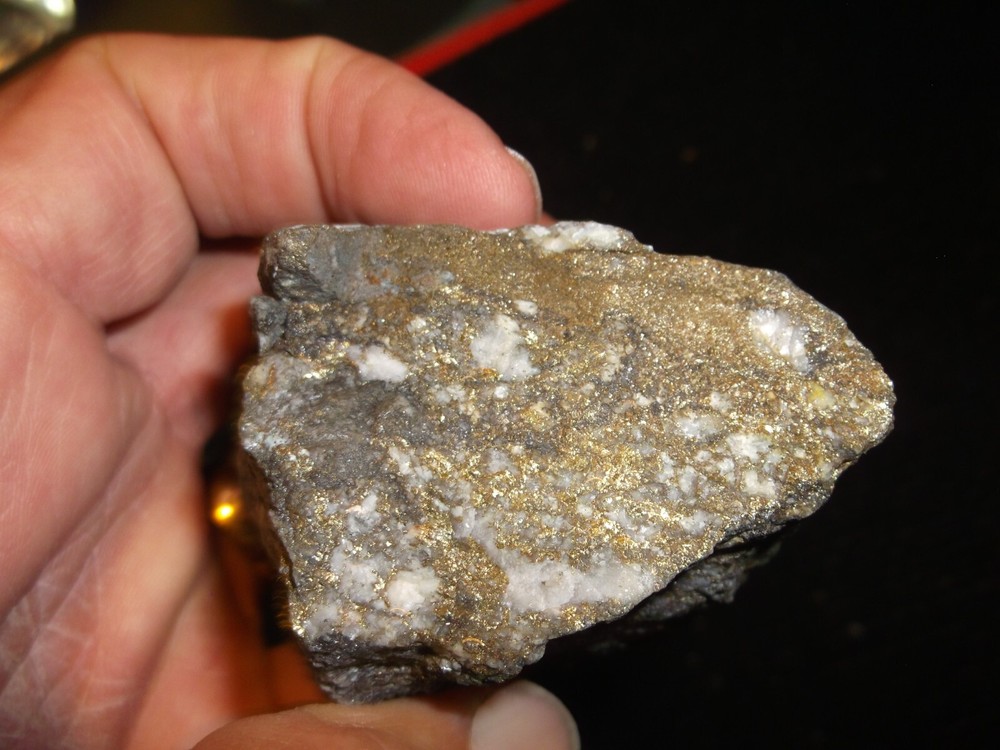 Gold, silver, copper, 259 grams samples ,ore high grade .