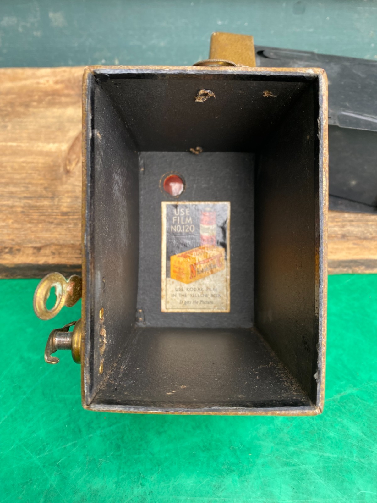 Vintage Eastman Kodak Fiftieth Anniversary Brownie Box Camera