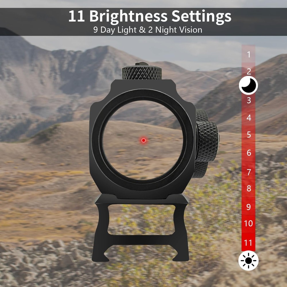LERNAS 2MOA Motion Awake Red Dot Sight for Rifle, 11 Brightness Adjustable, 2