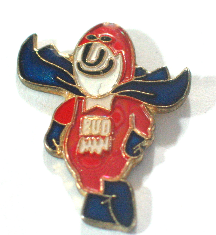 Vintage Bud Man Enamel Pin