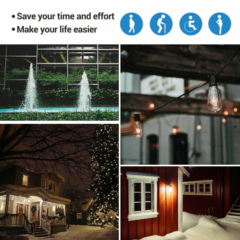 DEWENWILS Outdoor Remote Control Outlet Switch Plug in Wireless Power Switch