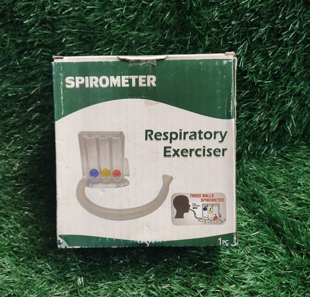 Breathing Lung Exerciser 3Ball Polyciser Respiratory Therapy Deep Breath NewPack