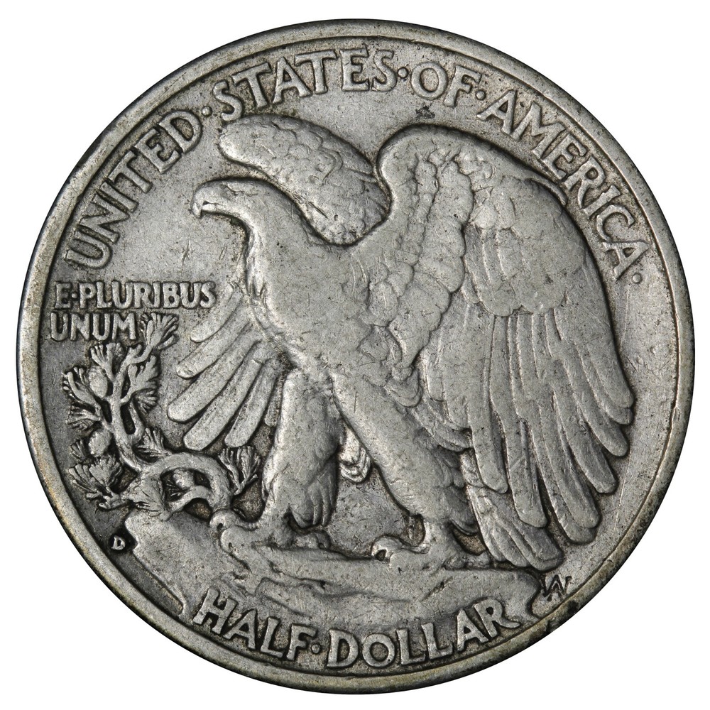 1935-D Walking Liberty Half Dollar In XF Condition