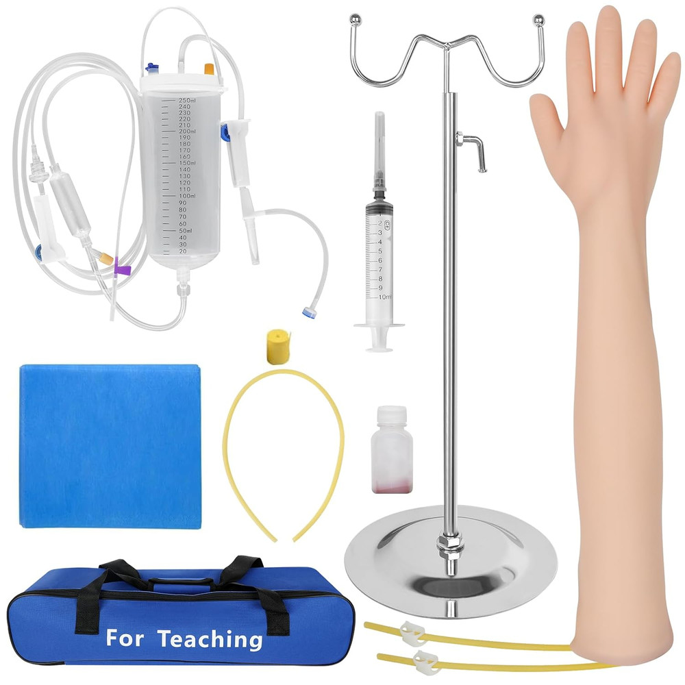 Phlebotomy Practice Kit for Injection Training, IV Practice Kit for Nurse With