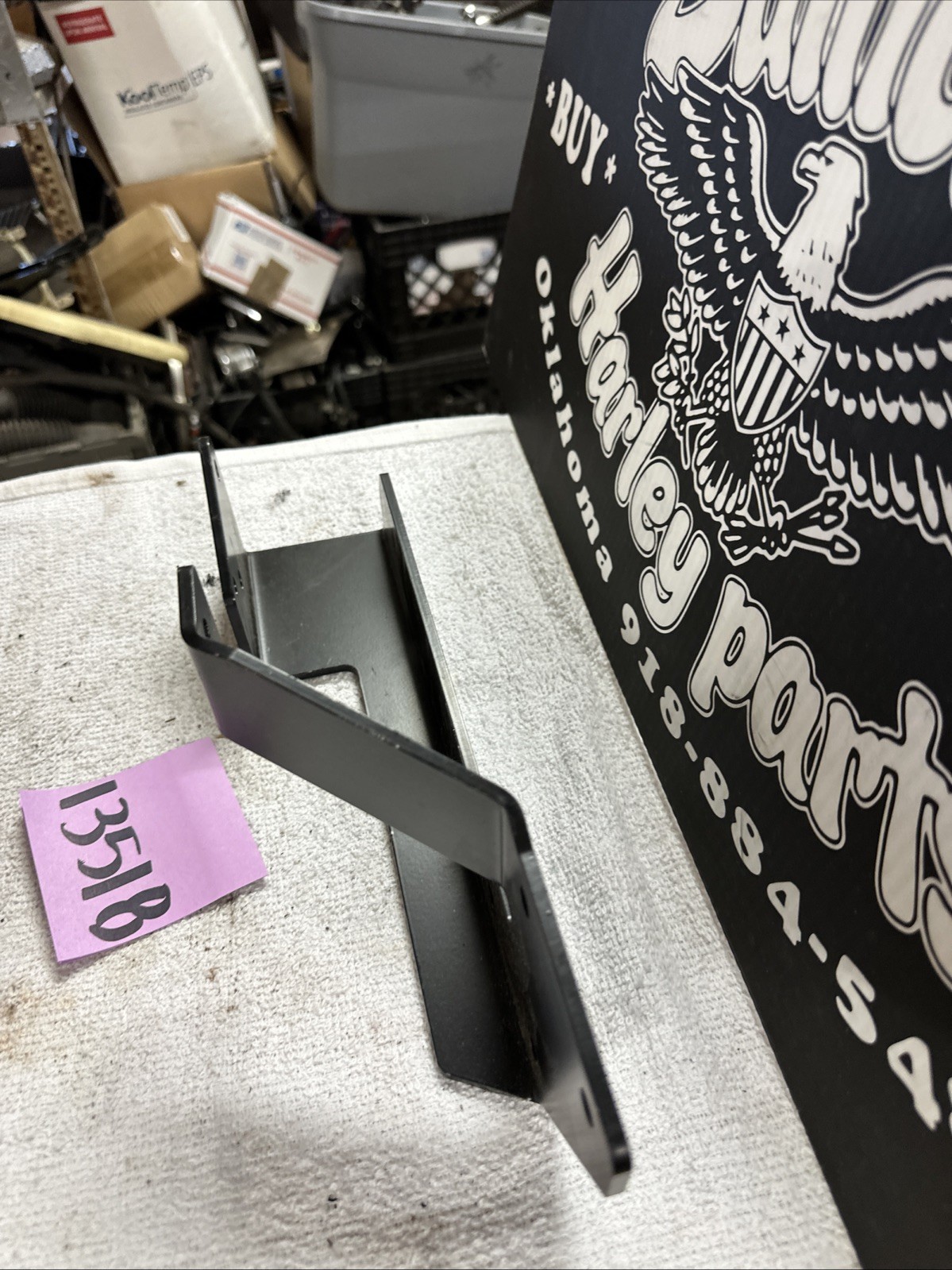 Harley Sportster Vance & And Hines Exhaust Muffler Pipe Bracket Mount Sportster