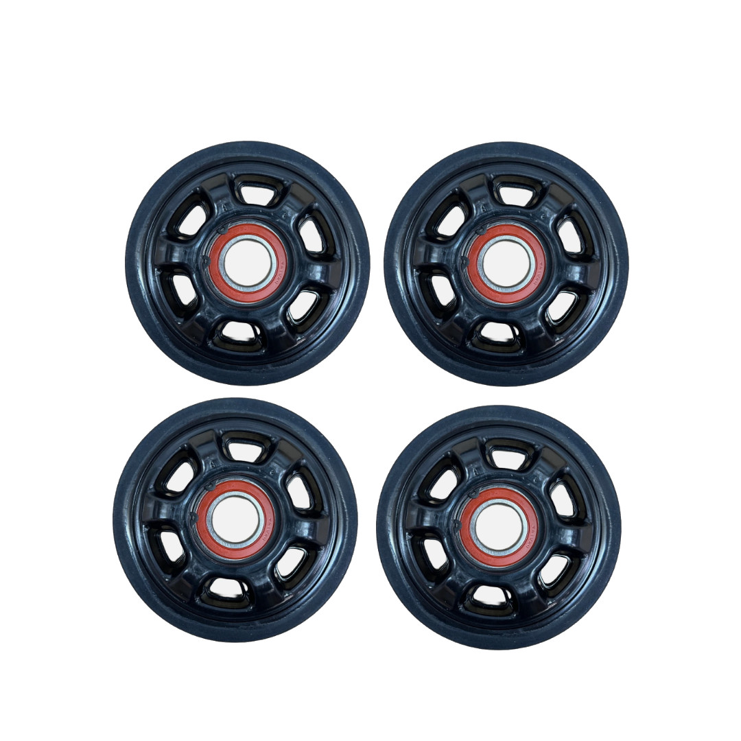 Yamaha Idler Bogie Wheel (4-PACK) Spoked-Black Fits most 2006 to 2018 models