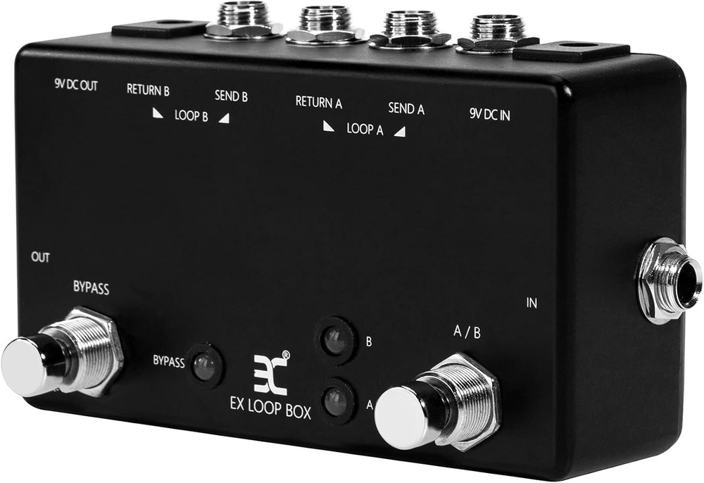 Guitar Effects Loop Switcher Passive Channel Switcher -Mini Guitar Effect Pedal