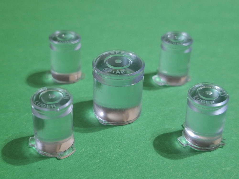 Custom Xbox 360 Wireless Controller A B Y X Home Clear Bullet Buttons.