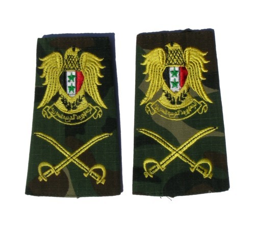 Syrian Army Major General shoulder boards