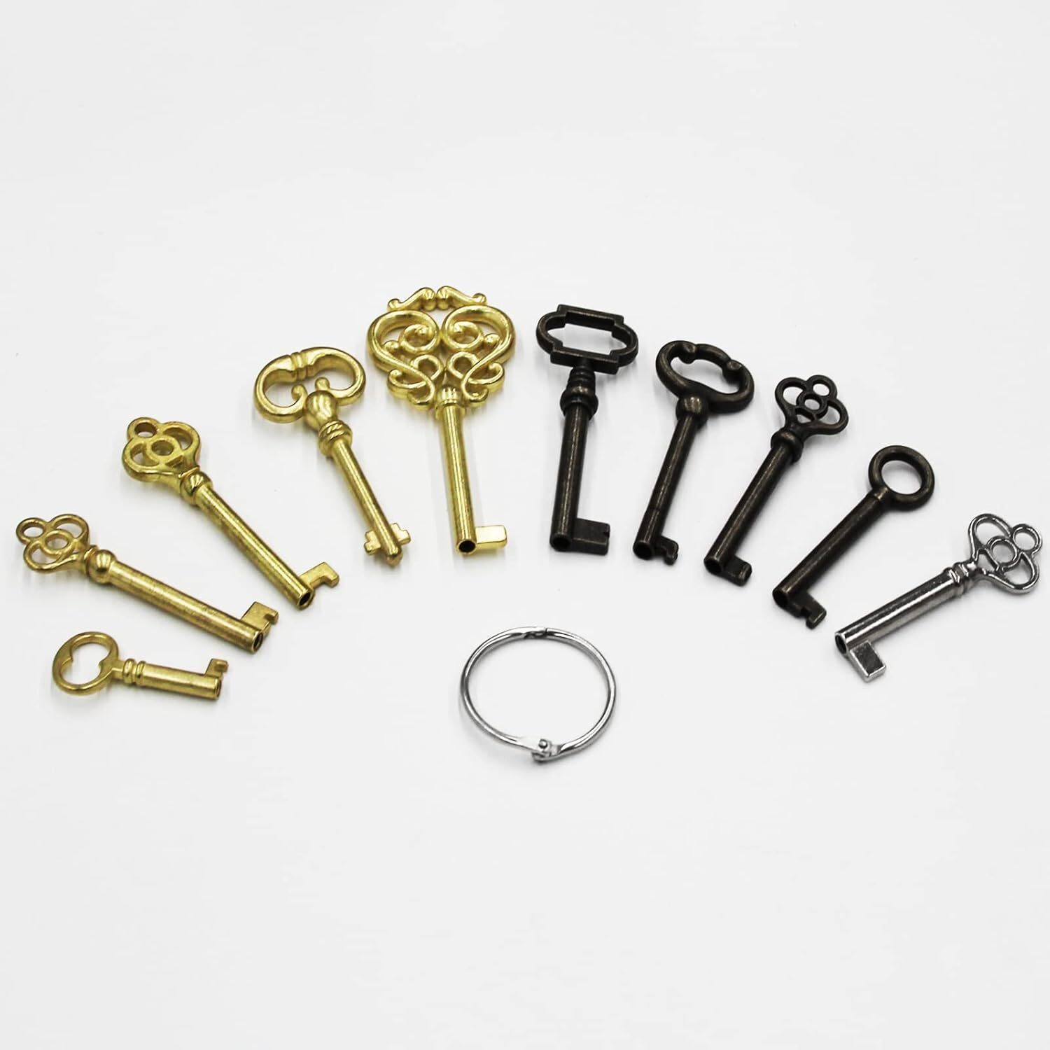 10PCS Universal Skeleton Keys Replacement for Vintage Antique Furniture